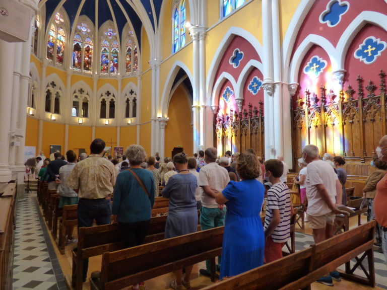 Messe des 175 ans dans la chapelle de l'Institution Saint-Marie à La Seyne